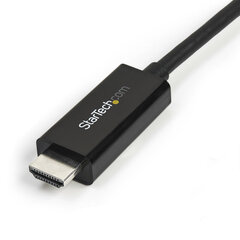 Адаптер Mini DisplayPort — HDMI Startech MDP2HDMM3MB          3 m Чёрный цена и информация | Кабели и провода | pigu.lt