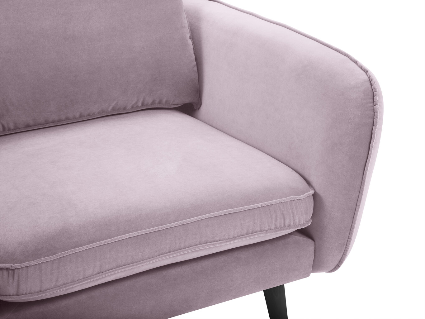 Fotelis Kooko Home Lento, šviesiai rožinis kaina ir informacija | Svetainės foteliai | pigu.lt