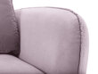 Fotelis Kooko Home Lento, šviesiai rožinis kaina ir informacija | Svetainės foteliai | pigu.lt