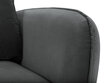 Fotelis Kooko Home Lento, tamsiai pilkas/juodas kaina ir informacija | Svetainės foteliai | pigu.lt