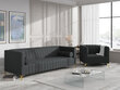Fotelis Kooko Home Tutti, tamsiai pilkas kaina ir informacija | Svetainės foteliai | pigu.lt