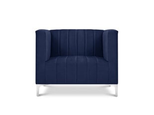 Fotelis Kooko Home Tutti, mėlynas/sidabrinės spalvos kaina ir informacija | Svetainės foteliai | pigu.lt