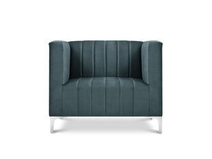 Кресло Kooko Home Tutti, зеленое/серебристое цена и информация | Кресла в гостиную | pigu.lt
