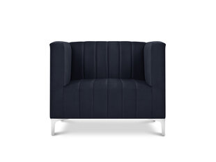 Fotelis Kooko Home Tutti, tamsiai mėlynas/sidabrinės spalvos kaina ir informacija | Svetainės foteliai | pigu.lt