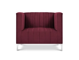 Fotelis Kooko Home Tutti, raudonas/sidabrinės spalvos kaina ir informacija | Svetainės foteliai | pigu.lt