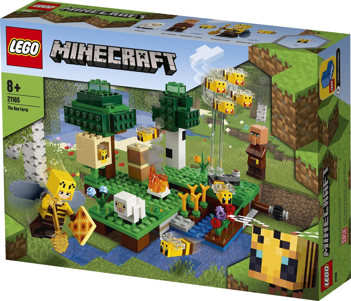 21165 LEGO® Minecraft Bičių ūkis kaina ir informacija | Konstruktoriai ir kaladėlės | pigu.lt