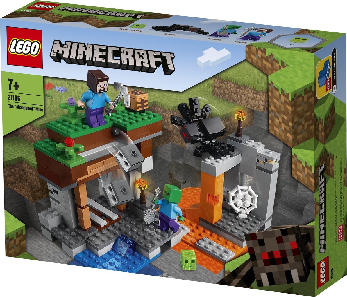 21166 LEGO® Minecraft Apleista kasykla kaina ir informacija | Konstruktoriai ir kaladėlės | pigu.lt