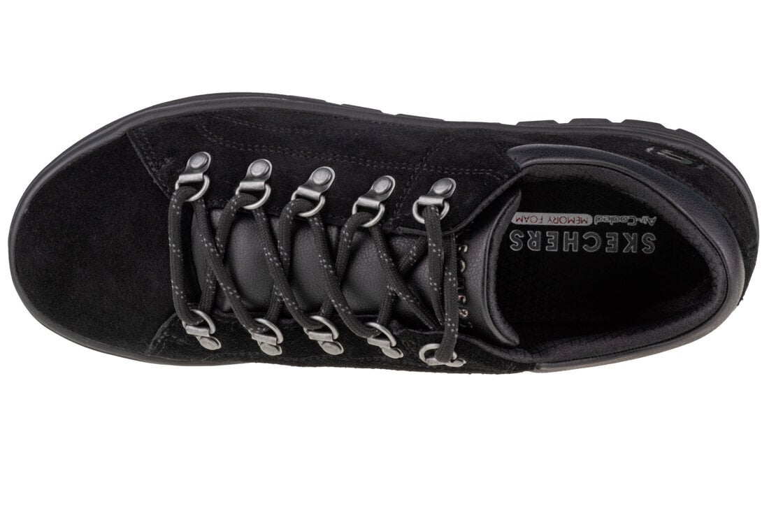 Sportiniai batai moterims Skechers Street Cleats 2 Fashion Trail 74107, juodi kaina ir informacija | Sportiniai bateliai, kedai moterims | pigu.lt