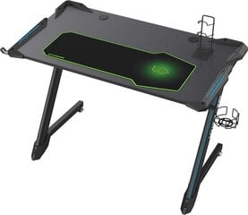 Žaidimų stalas Ultradesk Space V2, juodas kaina ir informacija | Kompiuteriniai, rašomieji stalai | pigu.lt