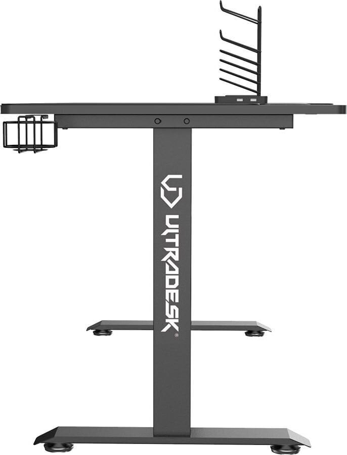 Žaidimų stalas Ultradesk Momentum, juodas kaina ir informacija | Kompiuteriniai, rašomieji stalai | pigu.lt