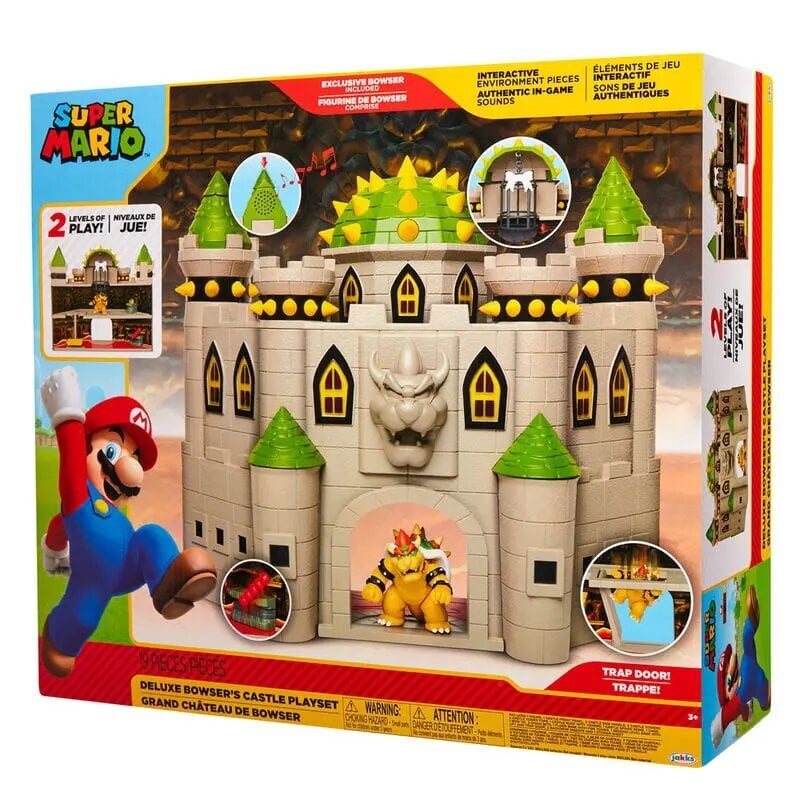 Žaidimų rinkinys Mario Bros Bowser Castle kaina ir informacija | Žaislai berniukams | pigu.lt