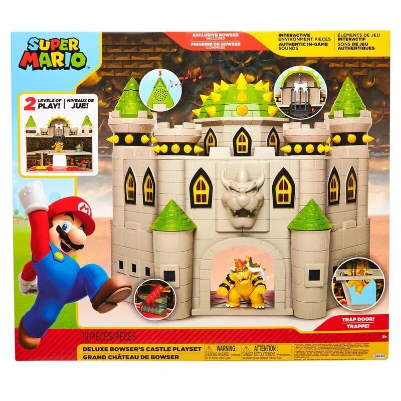 Žaidimų rinkinys Mario Bros Bowser Castle kaina ir informacija | Žaislai berniukams | pigu.lt
