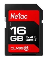 MEMORY SDHC 16GB UHS-I/NT02P600STN-016G-R NETAC цена и информация | Карты памяти для телефонов | pigu.lt