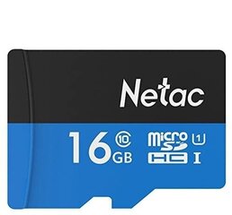 MEMORY MICRO SDHC 16GB UHS-I/NT02P500STN-016G-S NETAC цена и информация | Карты памяти для телефонов | pigu.lt