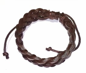 Магнитный кожаный браслет CNJ #10032 - 20 см цена и информация | Женские браслеты | pigu.lt