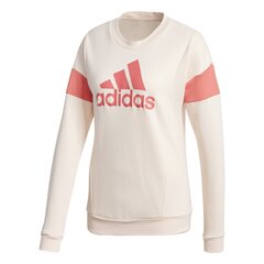 Džemperis moterims Adidas Graphic Crewneck, baltas kaina ir informacija | Megztiniai moterims | pigu.lt