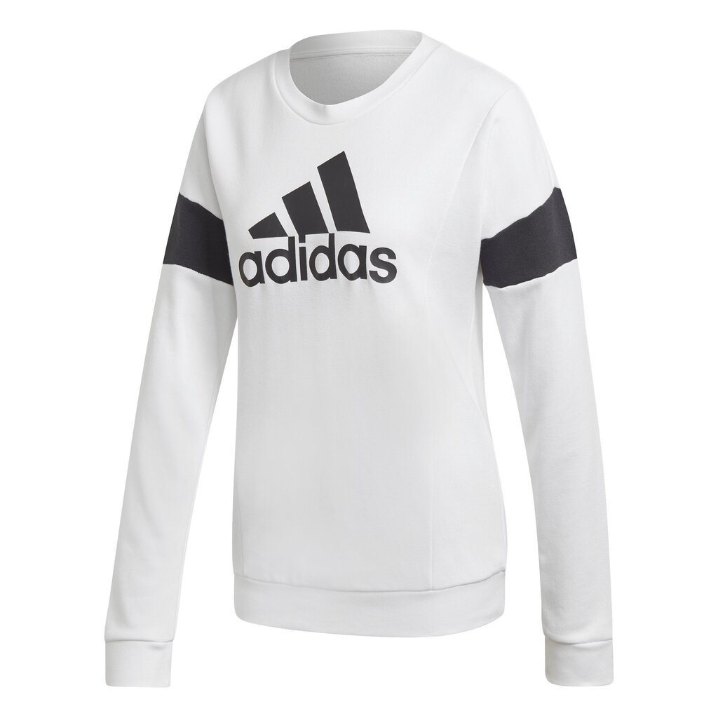 Džemperis moterims Adidas Graphic Crewneck, baltas kaina ir informacija | Megztiniai moterims | pigu.lt