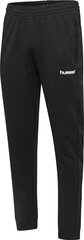 Штаны спортивные для мужчин HUMMEL Go Cotton, черные цена и информация | Мужская спортивная одежда | pigu.lt