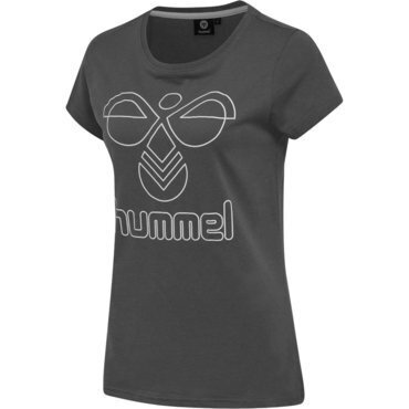 Marškinėliai moterims Hummel Senga, pilki kaina ir informacija | Marškinėliai moterims | pigu.lt