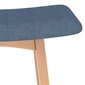 Baro taburetės, 2vnt., mėlynos spalvos kaina ir informacija | Virtuvės ir valgomojo kėdės | pigu.lt