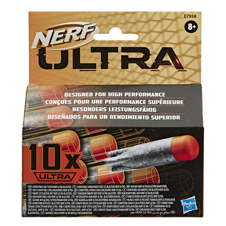 Šoviniai šautuvui-blasteriui Nerf Ultra 10 vnt. kaina ir informacija | Žaislai berniukams | pigu.lt