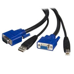 StarTech KVM jungiklio USB VGA laidas, 1,8m kaina ir informacija | Kabeliai ir laidai | pigu.lt