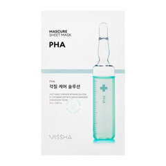 Missha Пилингующая тканевая маска "PHA", 27 мл цена и информация | Маски для лица, патчи для глаз | pigu.lt