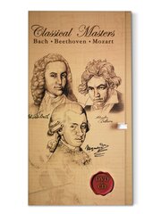 CD Klasikiniai meistrai - Bachas • Bethovenas • Mocartas kaina ir informacija | Vinilinės plokštelės, CD, DVD | pigu.lt