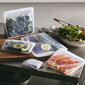 Daugkartinio naudojimo silikoninis stasher sumuštinių maišelis skaidrus цена и информация | Maisto saugojimo  indai | pigu.lt
