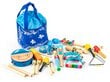 Muzikos rinkinys 16 instrumentų + „Ecotoys“ krepšys kaina ir informacija | Lavinamieji žaislai | pigu.lt