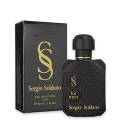 Туалетная вода Sergio Soldano Black EDT для мужчин 50 мл цена и информация | Мужские духи | pigu.lt