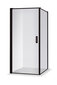 Industrinio stiliaus dušo kabina Brasta Glass Kristina Nero Frame kaina ir informacija | Dušo kabinos | pigu.lt