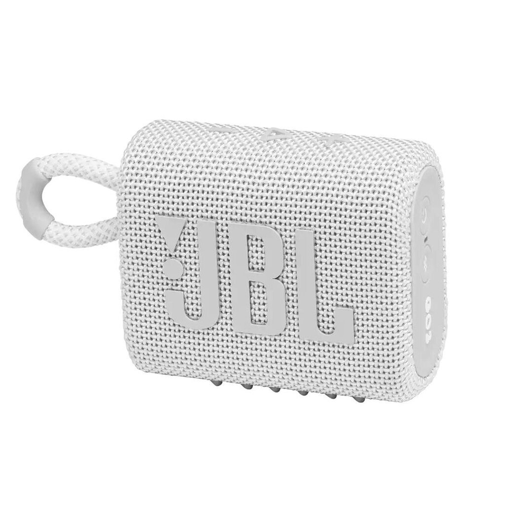 JBL Go 3 JBLGO3WHT цена и информация | Garso kolonėlės | pigu.lt