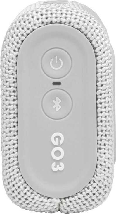 JBL Go 3 JBLGO3WHT цена и информация | Garso kolonėlės | pigu.lt