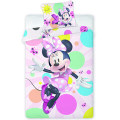 Детский комплект постельного белья Minnie Mouse 140x200 см, 2 части цена и информация | Детское постельное бельё | pigu.lt