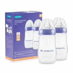 Maitinimo buteliukas su NaturalWave® Teat žinduku GB, 2x240 ml kaina ir informacija | Lansinoh Vaikams ir kūdikiams | pigu.lt