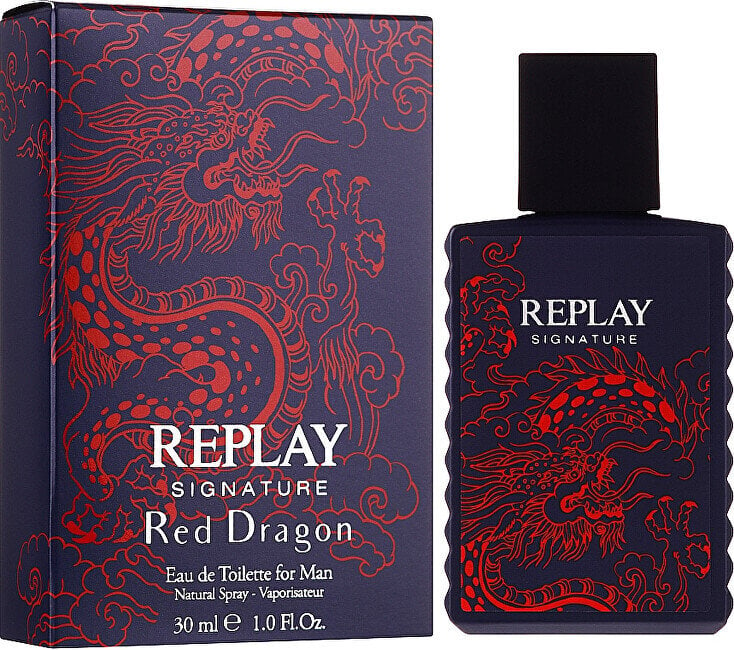 Tualetinis vanduo Replay Signature Red Dragon Man EDT vyrams, 30 ml цена и информация | Kvepalai vyrams | pigu.lt