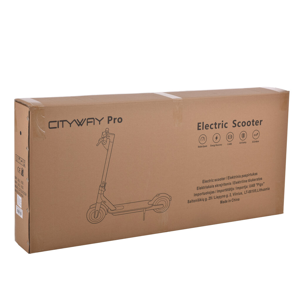 Elektrinis paspirtukas Cityway Pro 8,5" 500W + 2 atsarginės padangos kaina ir informacija | Elektriniai paspirtukai | pigu.lt