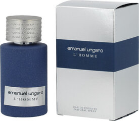 Туалетная вода Emanuel Ungaro L'Homme EDT для мужчин 100 мл цена и информация | Мужские духи | pigu.lt