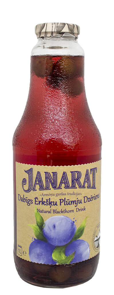 Natūralus Prickly Plum gėrimas JANARAT 1l kaina ir informacija | Sultys, nektarai ir sulčių gėrimai | pigu.lt