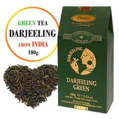 DARJEELING Green tea - Престижный Индийский зеленый чай ДАРДЖИЛИНГ, Premiers, 100г цена и информация | Чай | pigu.lt