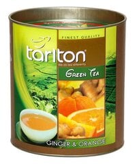 Цейлонский зеленый крупнолистовой чай Tarlton Ginger & Orange Green tea, 100г цена и информация | Чай | pigu.lt