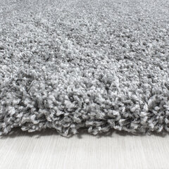 NORE Shaggy kilimas Light Grey 140x200 cm kaina ir informacija | Kilimai | pigu.lt