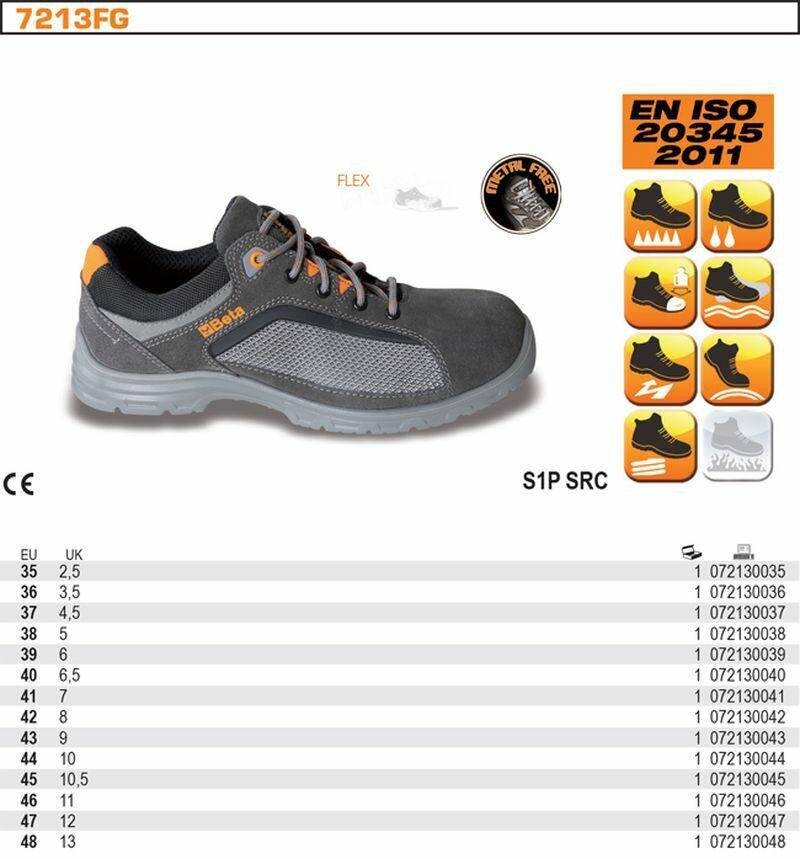 Darbo batai Beta S1P, pilki kaina ir informacija | Darbo batai ir kt. avalynė | pigu.lt