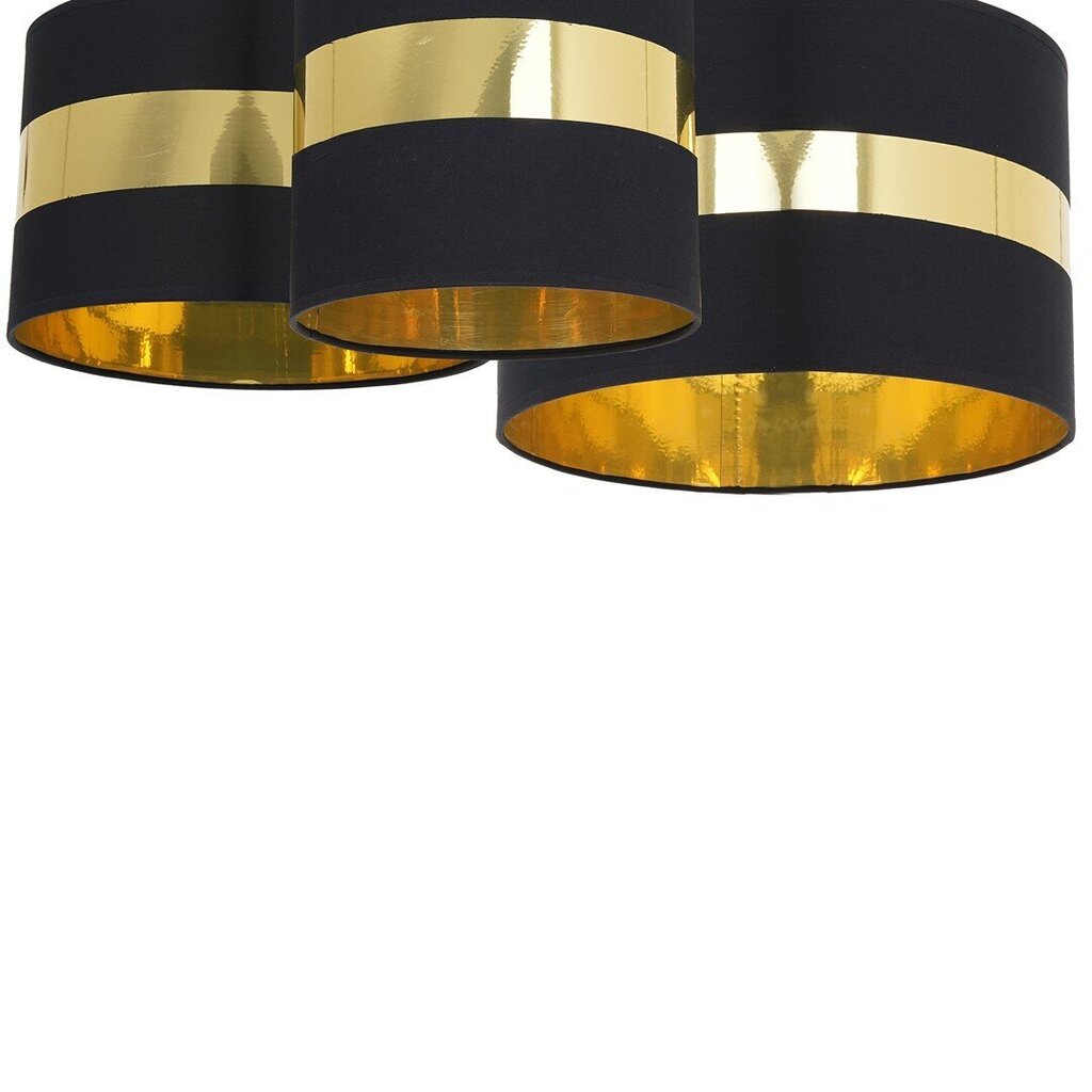 Milagro lubinis šviestuvas Palmira Black/Gold kaina ir informacija | Lubiniai šviestuvai | pigu.lt