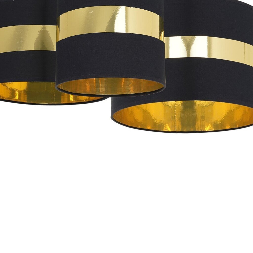 Milagro lubinis šviestuvas Palmira Black/Gold цена и информация | Lubiniai šviestuvai | pigu.lt