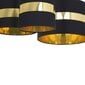 Milagro lubinis šviestuvas Palmira Black/Gold цена и информация | Lubiniai šviestuvai | pigu.lt