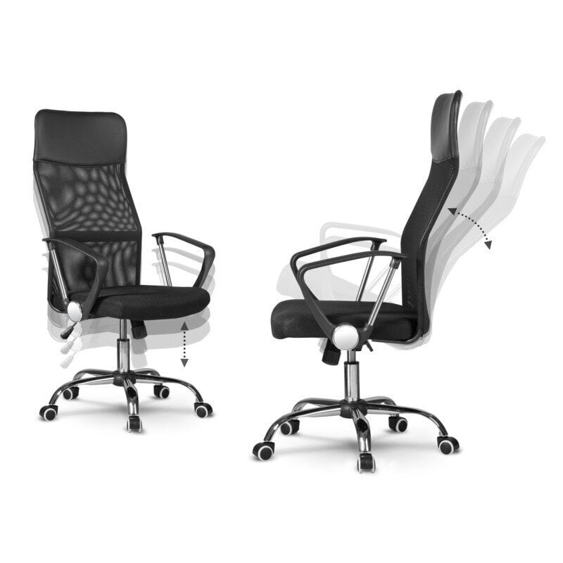 Biuro kėdė Nemo, juoda kaina ir informacija | Biuro kėdės | pigu.lt