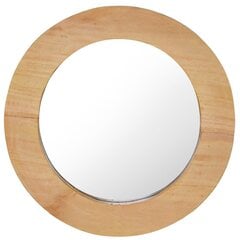 Sieninis veidrodis, 40cm, rudas kaina ir informacija | Veidrodžiai | pigu.lt