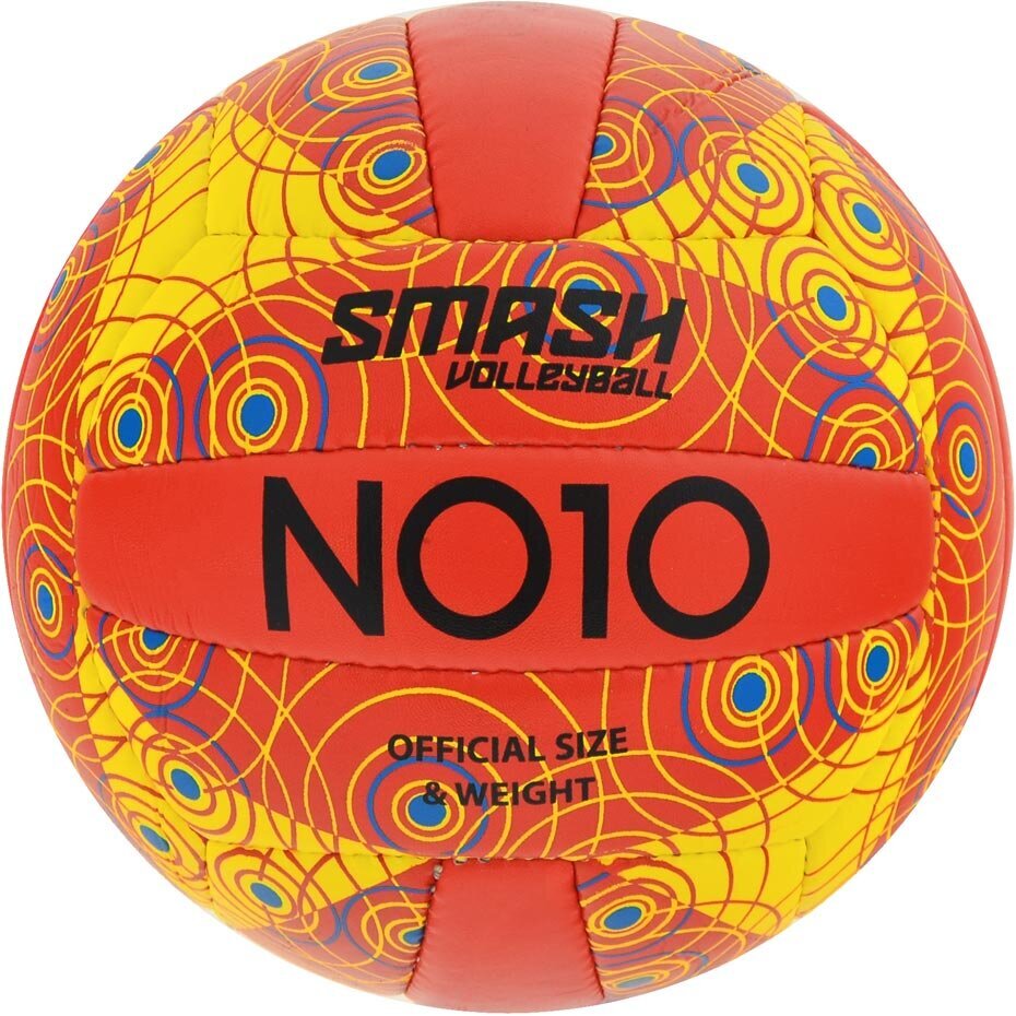 Tinklinio kamuolys Smash NO10, 5 dydis, raudonas kaina ir informacija | Tinklinio kamuoliai | pigu.lt